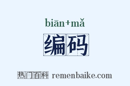 编码是什么意思的图片